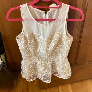 Cute floral tank top